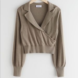 & Other Stories cropped sweater